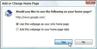 Haga Internet Explorer abierto a su sitio favorito