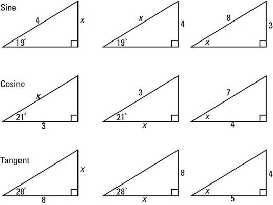 ���� - Matemáticas normas fundamentales comunes: similitud, triángulos rectángulos, y trigonometría
