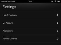 Más configuración de tu hd Kindle Fire