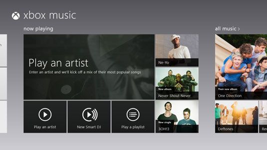 ���� - Música en una superficie a través del paso de la música de Xbox