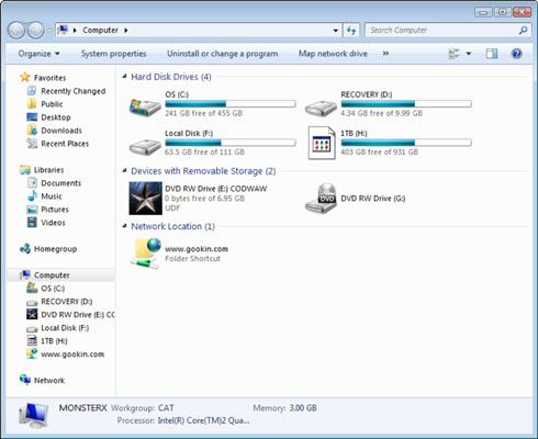 ���� - Navegue dispositivos de almacenamiento masivo en su PC con Windows