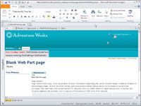 Abra una página de diseño de SharePoint 2010 para la edición