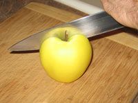���� - Peeling y extracción de testigos de una manzana