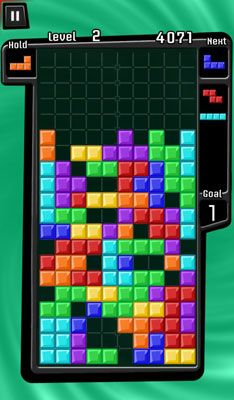 ���� - Jugar tetris en su blackberry playbook