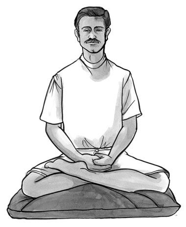 Preparación para la meditación: permanecer sentado