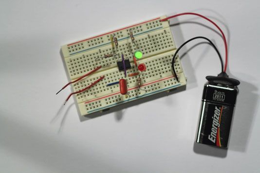 ���� - Prototipo un paso monedas sorteo electrónico 4: completar el circuito