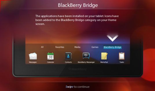 ���� - Razones para utilizar el puente blackberry playbook