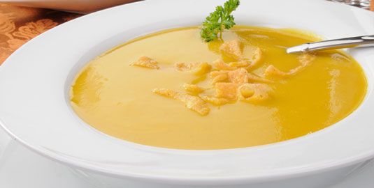 Receta de sopa de calabaza thai