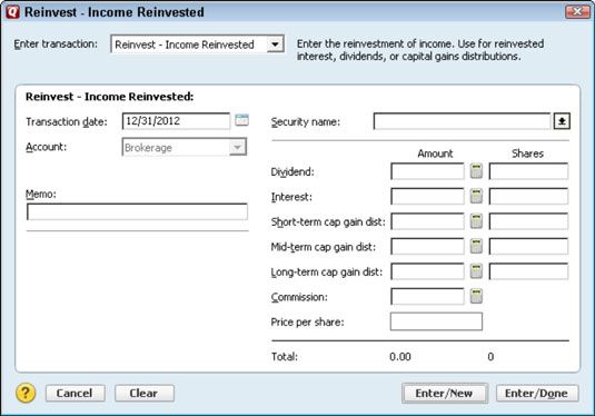 ���� - Dividendos récord, ganancias de capital, y otras golosinas en Quicken 2012