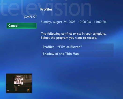 Grabación de programas de televisión con Windows XP Media Center PC