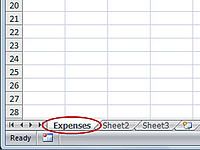Cambiar el nombre de una hoja de cálculo de Excel 2007