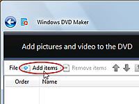 Guardar una película o diapositivas a un DVD con Windows DVD Maker