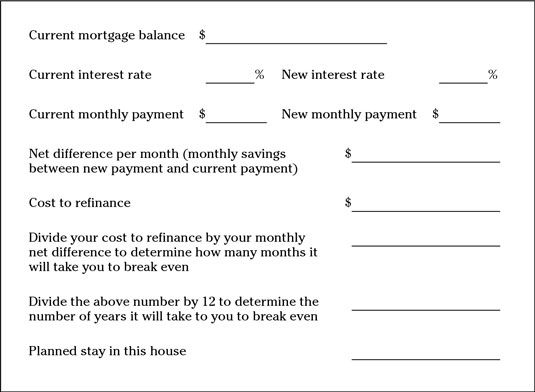 ���� - En caso de refinanciar su hipoteca?
