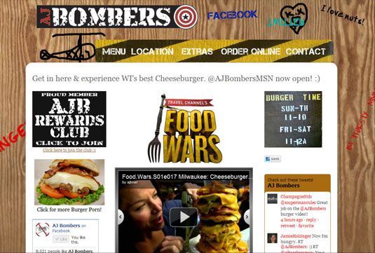 AJ Bombers seduce el vicio hamburguesa!