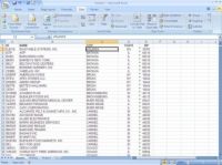 ���� - Clasificación de datos de Excel 2007 en una sola columna