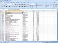 Clasificación de datos de Excel 2007 en una sola columna