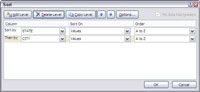 Clasificación excel datos de 2007 sobre varias columnas