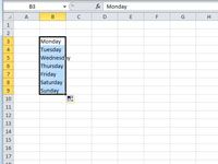 El exceso de velocidad de entrada de datos con Excel 2010's autofill feature