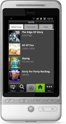 Spotify para Android.