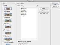 ���� - Cosa imágenes panorámicas en Photoshop Elements