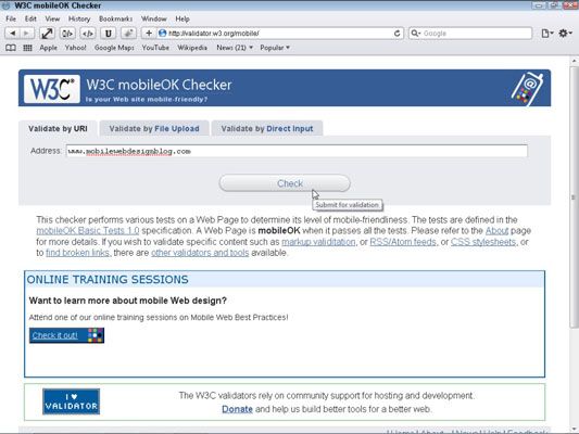 ���� - Pon a prueba tu código con las herramientas del W3C