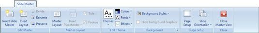 ���� - Trabajar con las lengüetas de patrón de diapositivas y editar magistrales en powerpoint 2007
