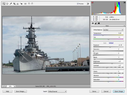 ���� - Trabajar con imágenes RAW de cámara en Photoshop Elements 9